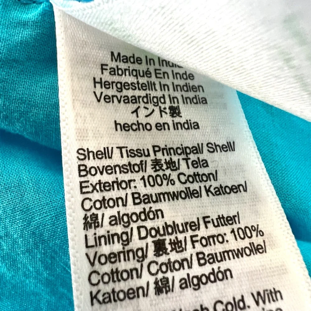 J. CREW FACTORY Strappy Tie-Back Tiered Midi Dress in Blue Lobster Print - 10 - Picture 9 of 13